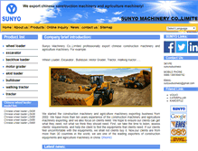 Tablet Screenshot of chinesewheelloader.net